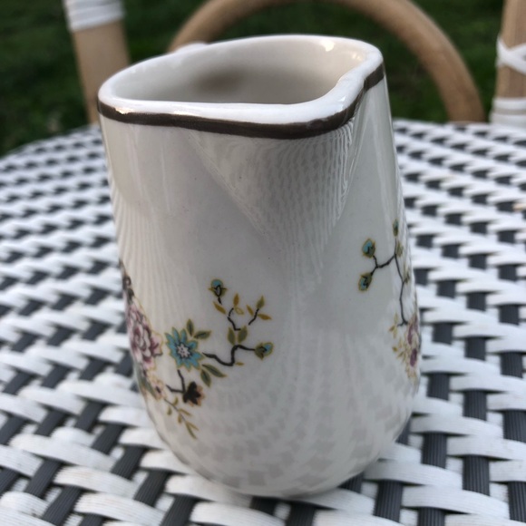 MAYER CHINA vintage floral milk cup pitcher ceramic Beaver Falls PA USA Made 288 - Picture 8 of 13